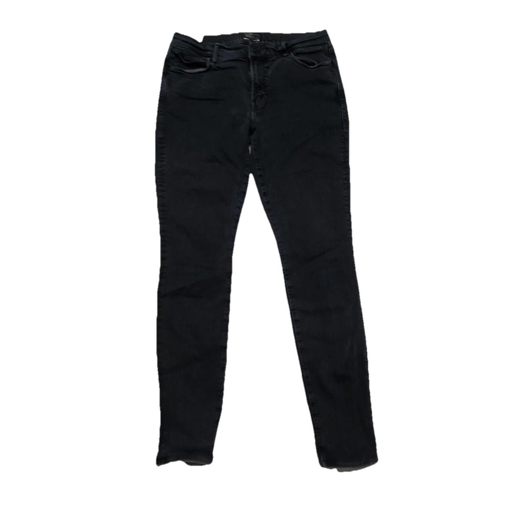Mother Jeans Women's 29 Black The Charmer Skinny Ankle Denim